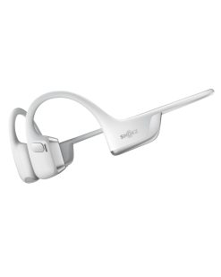 SHOKZ Casque à Conduction Osseuse OpenRun Pro 2, Écouteurs sans Fil Bluetooth 5.3, Microphones Réducteurs de Bruit, Étanchéité IP55, 12h d'Autonomie, Charge Rapide USB-C, Argent
