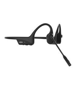 SHOKZ OpenComm2 2025 Upgrade Conduction osseuse, écouteurs Bluetooth Oreilles Libres avec Micro Anti-Bruit, écouteurs sans Fil pour Le Travail et Les appels, 16 Heures d'autonomie,Signet de, Noir